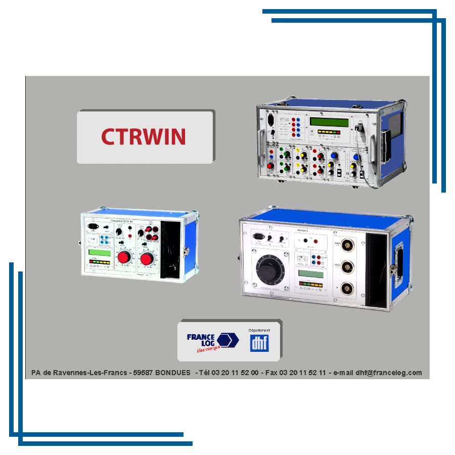 Logiciel d’Acquisition de Données CTRWIN