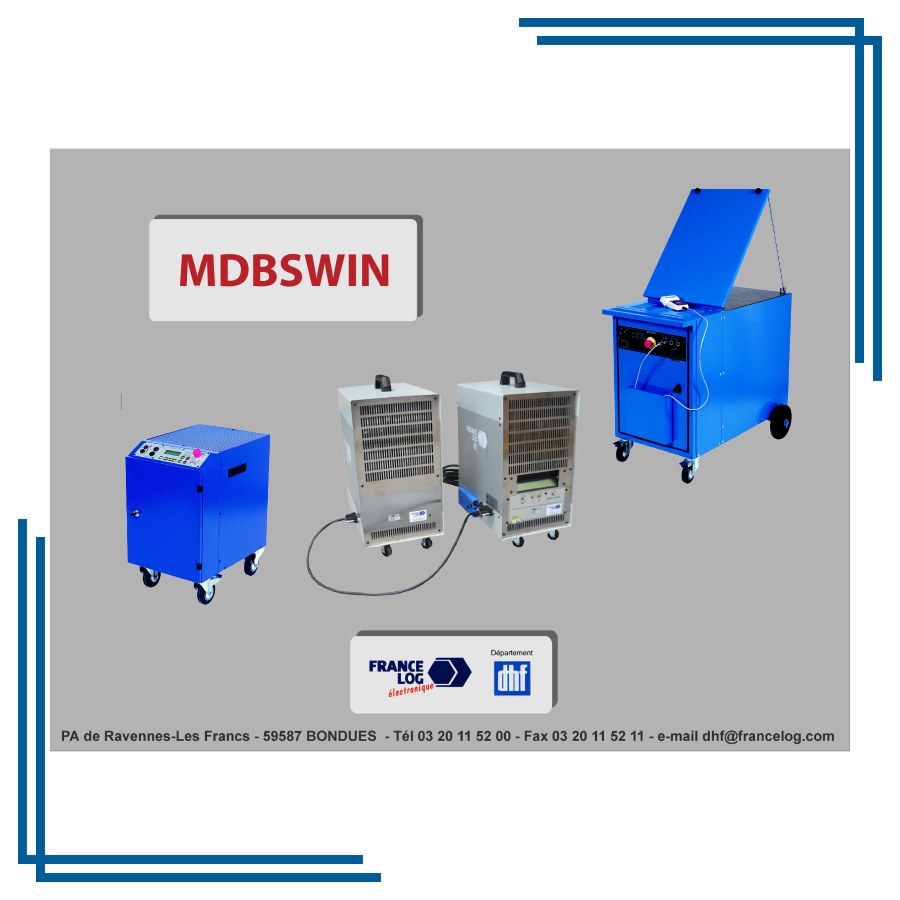 Logiciel de Visualisation des Courbes de Décharge de Batteries MDBSWIN